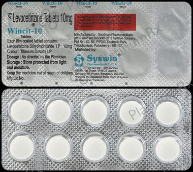 Wincit 10mg Tablet 10s
