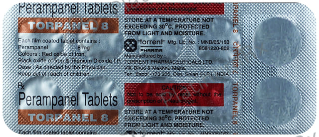 Torpanel 8mg Tablet 10s