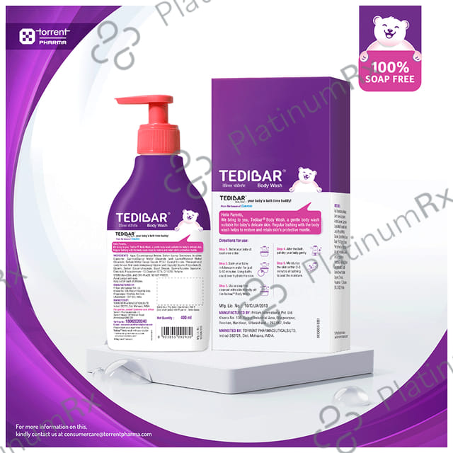 Tedibar Gentle Baby Body Wash 400ml