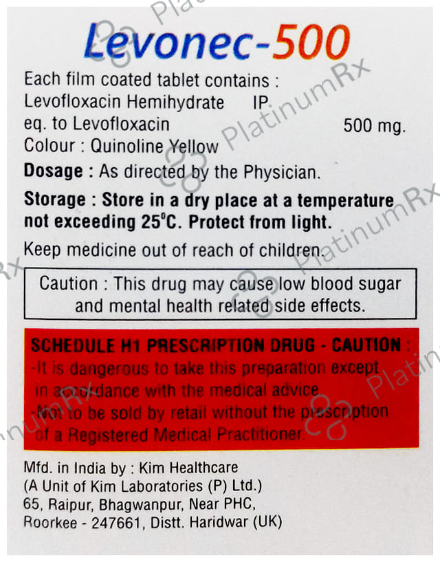 Levonec 500 Tablet
