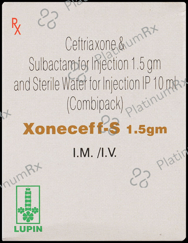 Xone Ceff S 1000mg/500mg Injection