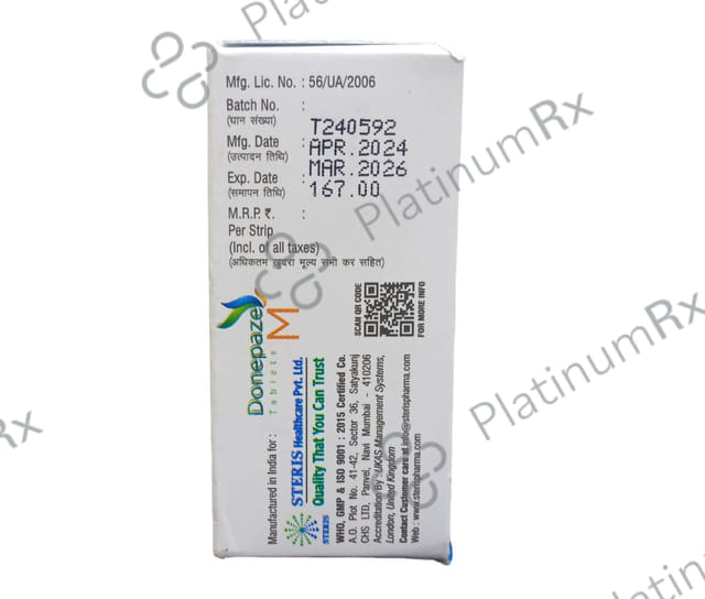 Donepaze M 5/5mg Tablet 10s