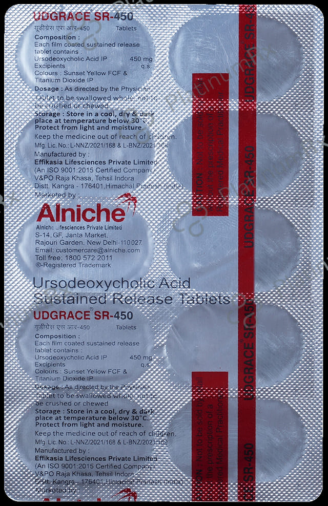 Udgrace SR 450mg Tablet 10s