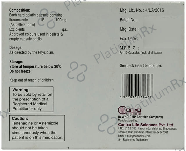 Logispor 100mg Capsule 10s