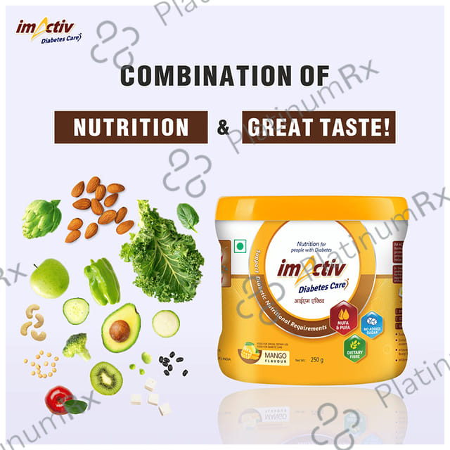 Im Active Diabetes Care Mango Protein Powder