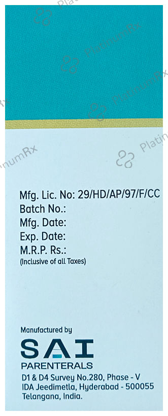 Saijecta 2.25g Injection