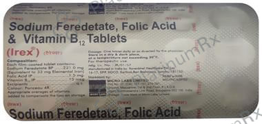 Irex 15mcg/33/1.5mg Tablet 15s