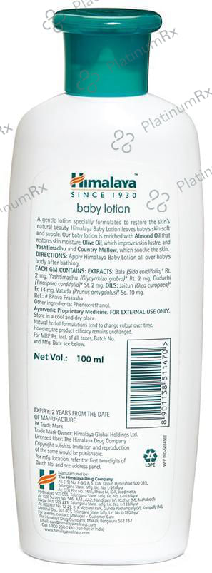 Himalaya Baby Lotion 100 ml