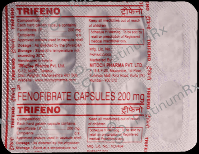 Trifeno 200mg Capsule