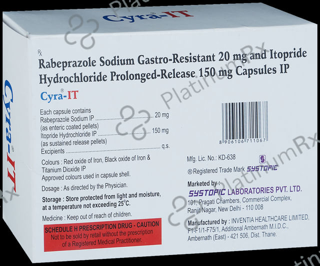 Cyra IT 150/20mg Capsule PR 10s