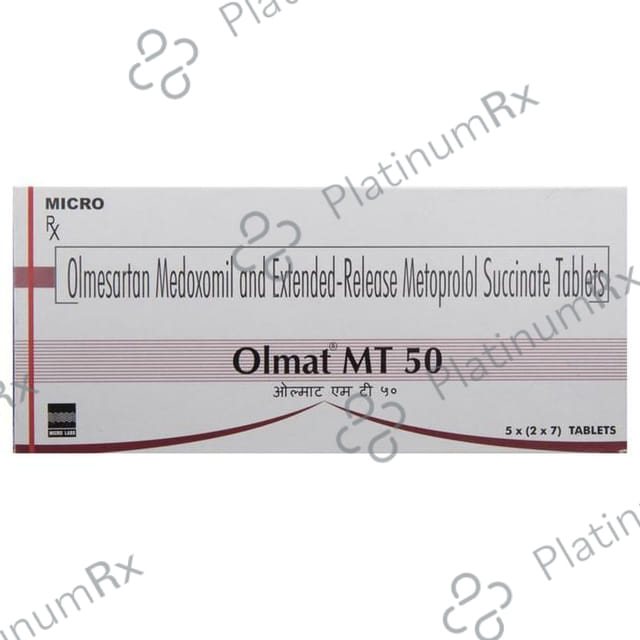 Olmat MT 50/20mg Tablet ER 15s