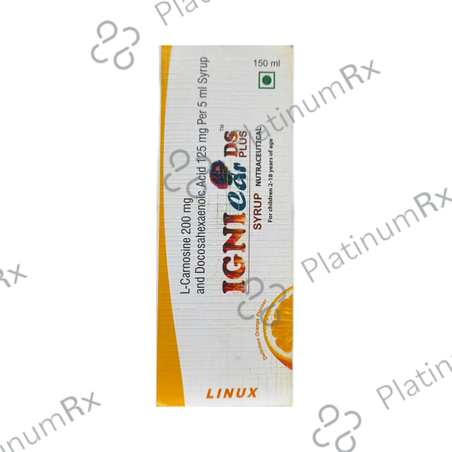 Ignicar DS Plus Orange Flavour Syrup 150ml