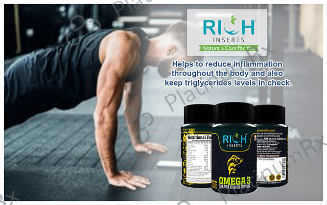 Rich Inserts Omega 3 Softgel Capsule 60s
