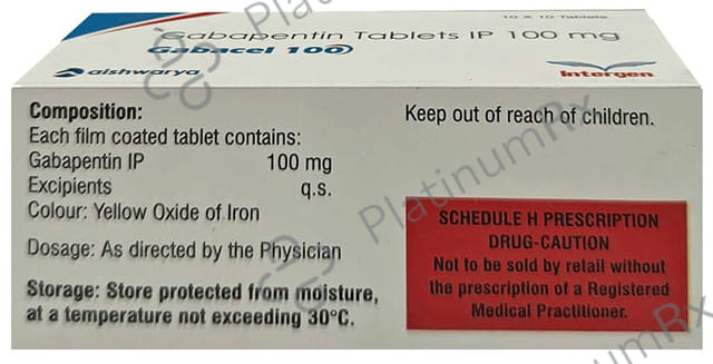 Gabacel 100mg Tablet