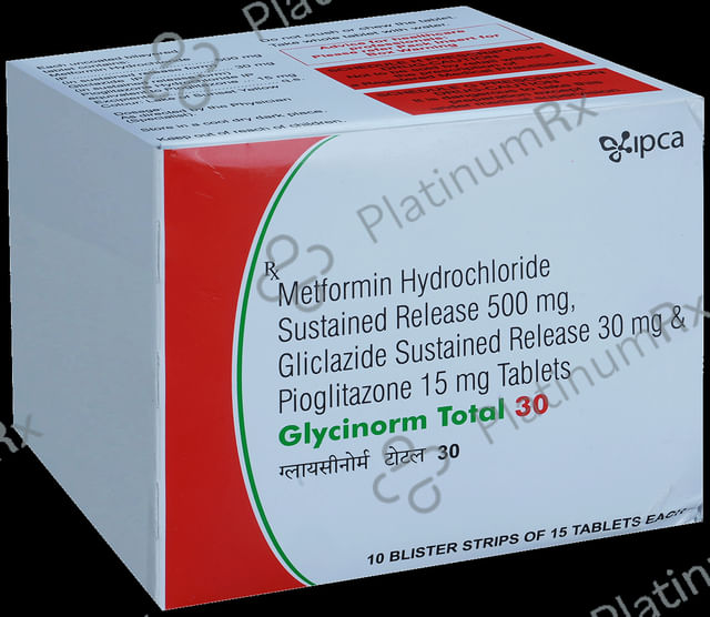 Glycinorm Total 30/500/15mg Tablet SR 15s