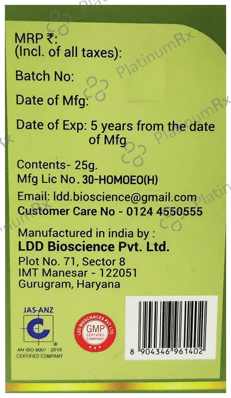 LDD Bioscience Ashwagandha 1X Tablet