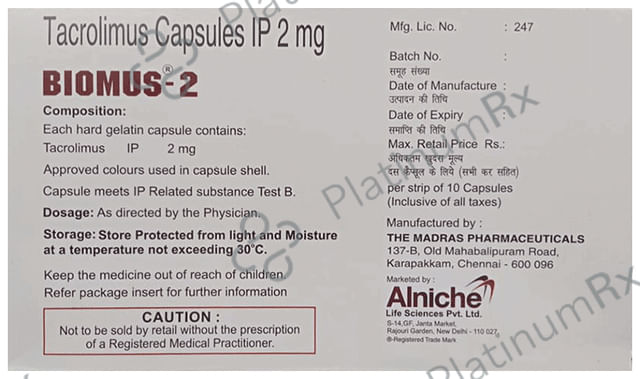 Biomus 2mg Capsule 10s
