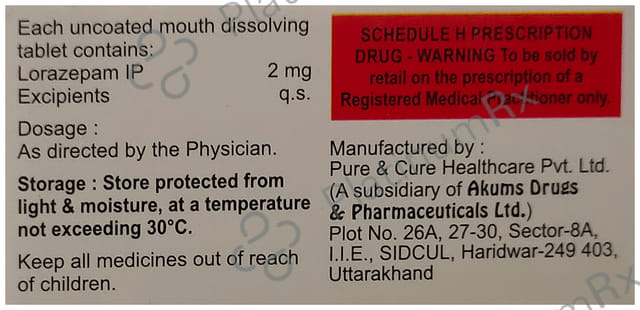 Lanxtra 2mg Tablet MD 10s