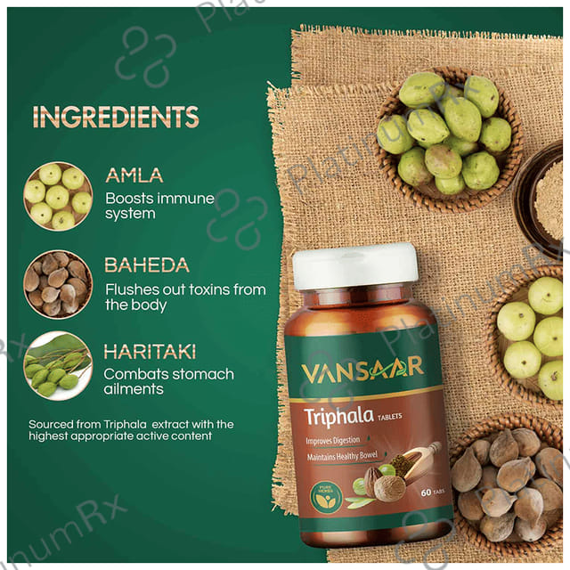 Vansaar Triphala Tablet 60s