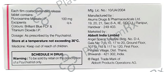 Uvox CR 100mg Tablet ER 10s