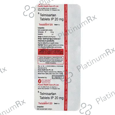 Teldawn 20mg Tablet 10s
