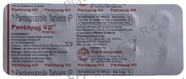 Pentoyug 40 Tablet