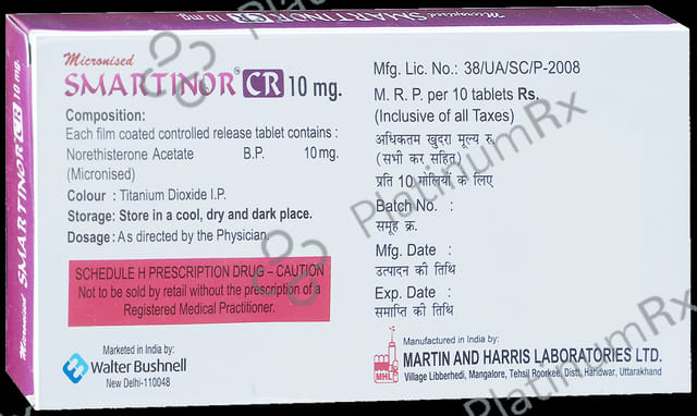 Smartinor CR 10mg Tablet