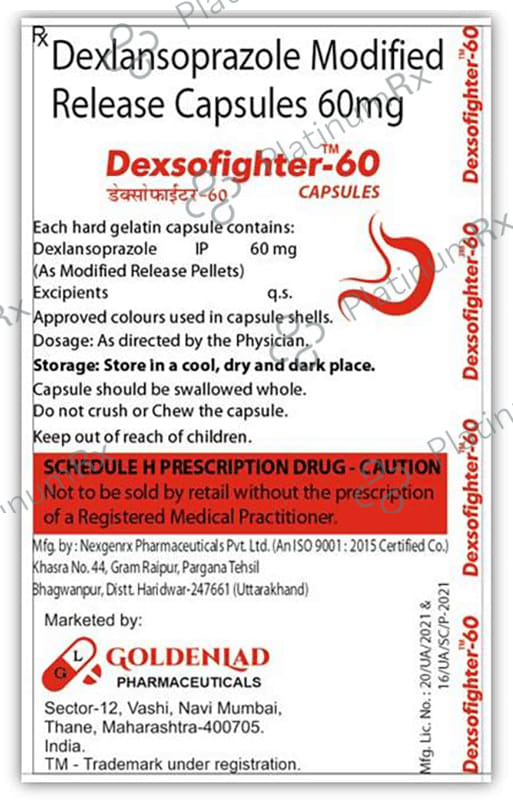 Dexsofighter 60mg Capsule MR 10s