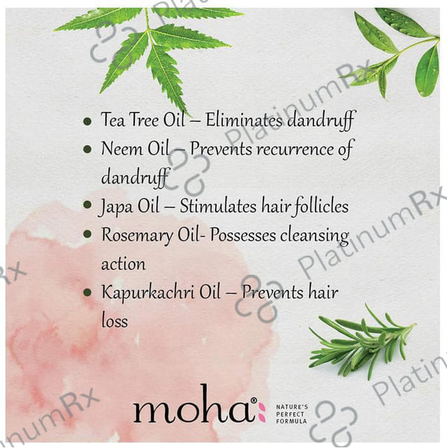 Moha Anti Dandruff Herbal Shampoo 100 ml