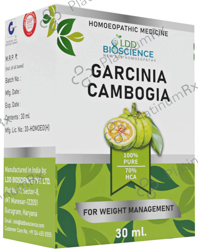 LDD Bioscience Garcinia Cambogia Drops For Weight Management (30ml Each)