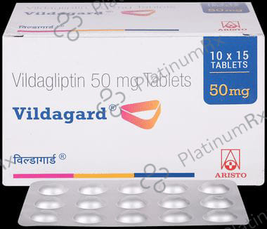 Vildagard 50mg Tablet 15s