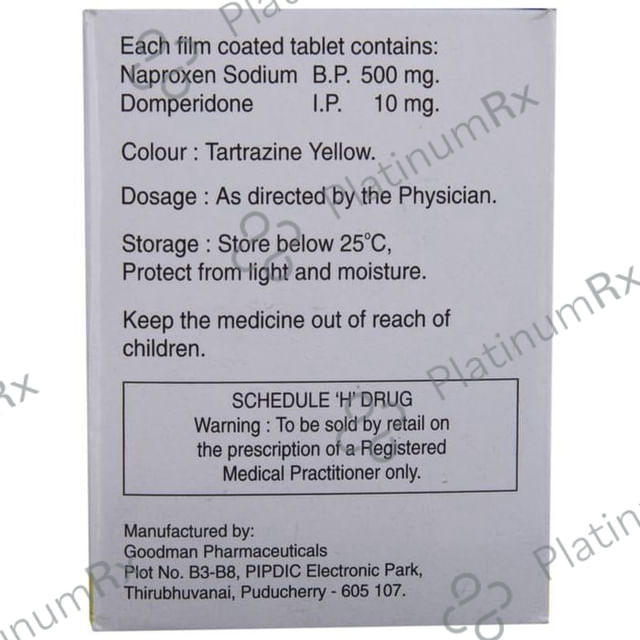 Xenadom 10/500mg Tablet 10s