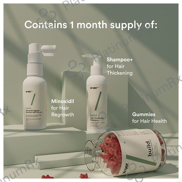 Wiser Build Hair Loss Treatment Kit 1s