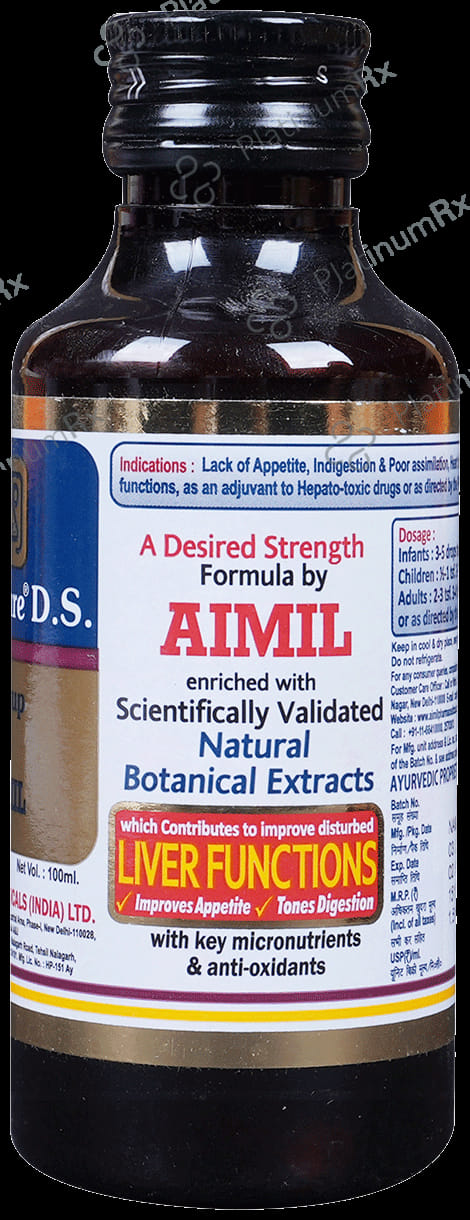 Aimil Amlycure DS Syrup 100ml