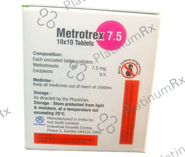 Metrotrex 7.5mg Tablet 10s