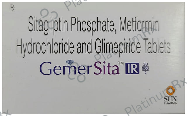 Gemer Sita IR 50/500/2mg Tablet 10s