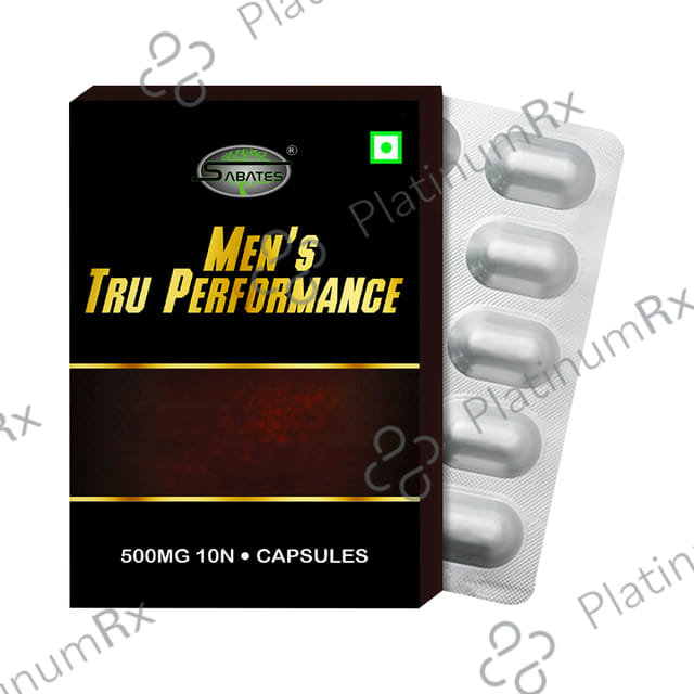 Sabates Men's Tru Performance Capsule 10 capsules