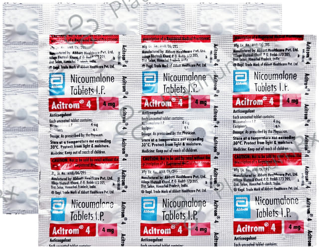 Acitrom 4mg Tablet 30s