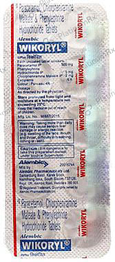 Wikoryl 2/500/5mg Tablet 15s