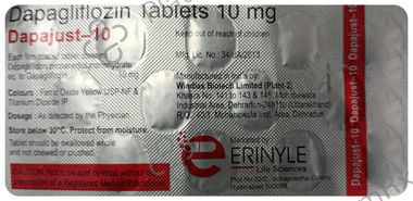 Dapajust 10mg Tablet 14s