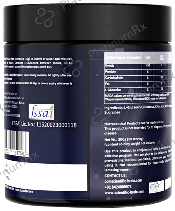 Healthy You L-Glutamime 5gm Powder Orange