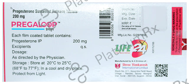 Pregaloop Tablet SR 200