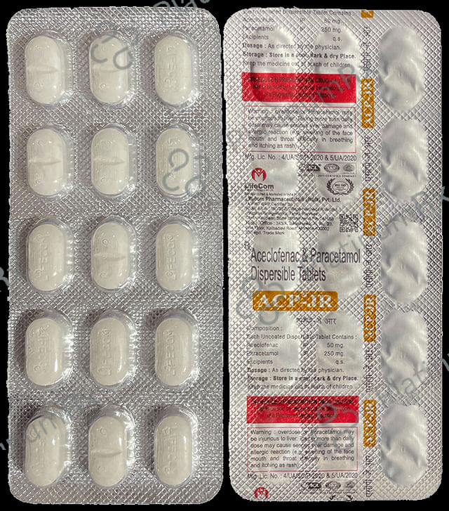 Acp JR 50/250mg Tablet DT 15s