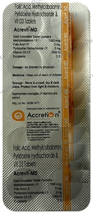 Acrevit MD Tablet 10s
