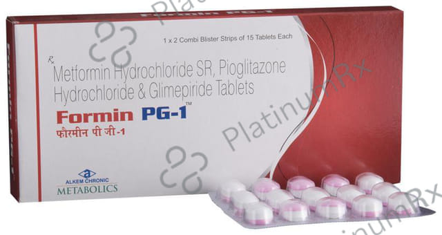 Formin PG 1/500/15mg Tablet SR 15s