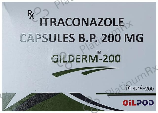 Gilderm 200mg Capsule 4s