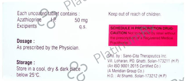 Azorem 50mg Tablet 10s
