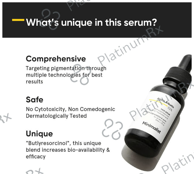 Minimalist 02% Alpha Arbutin Face Serum 30ml