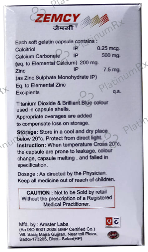 Zemcy Soft Gelatin Capsule 10s
