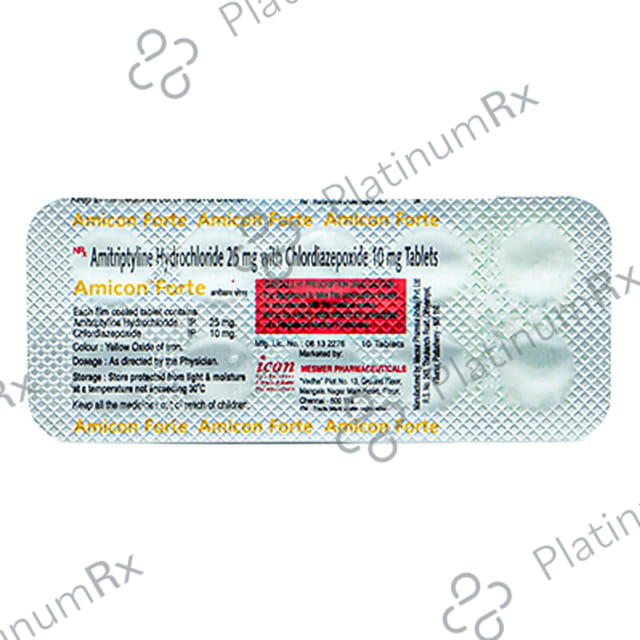 Amicon Forte 25/10mg Tablet 10s
